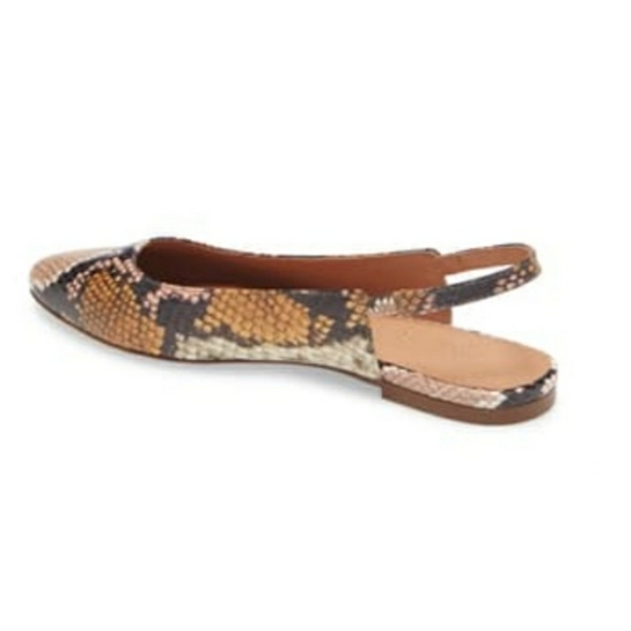 MADEWELL Margo Leather Slingback Flat sz. 6 NIB - Picture 4 of 12